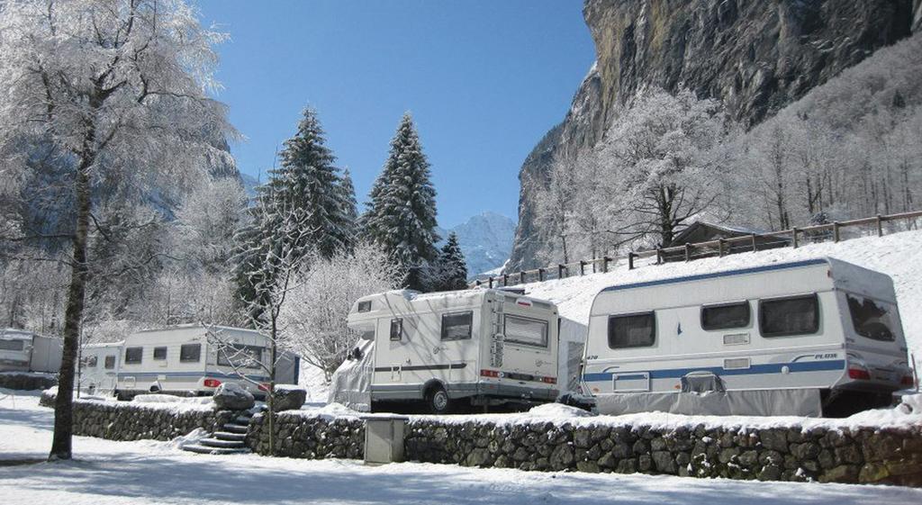 Camping Jungfrau Лаутербруннен Екстер'єр фото