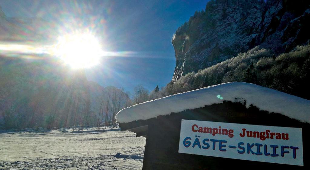 Camping Jungfrau Лаутербруннен Екстер'єр фото